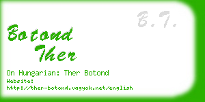 botond ther business card